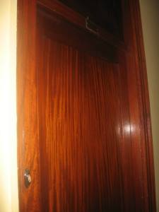 Clark Gable's room. I caressed the door all over to feel a Gable connection